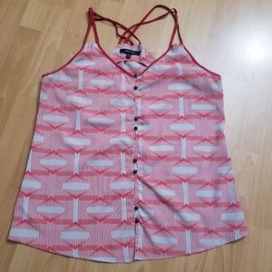 Naked Zebra | Button Detail Tank Top